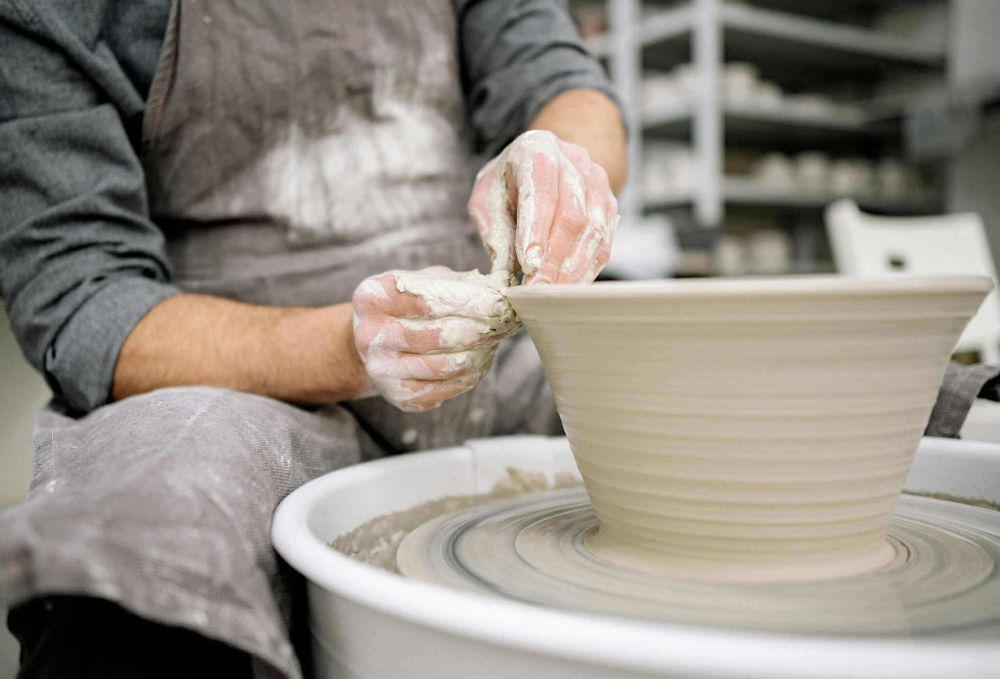 Pottery Wheel Throwing Classes - Boso Pottery Studio London